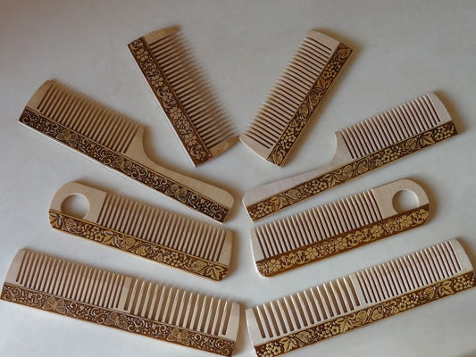 Comb wooden "Miracle birch bark"