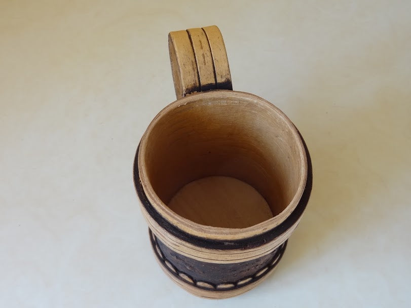 Birch bark mug