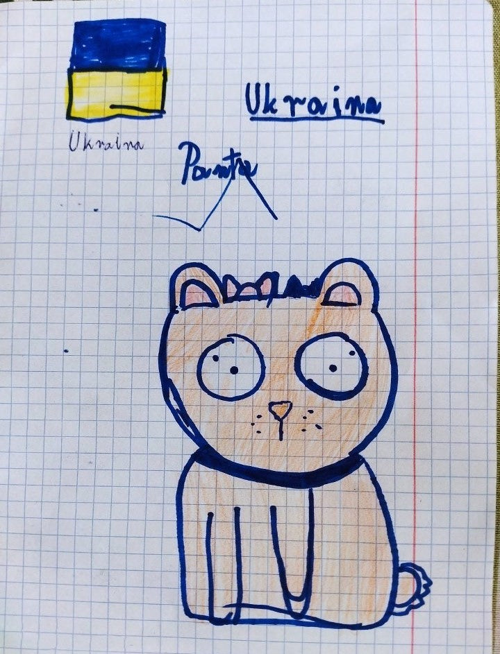 Drawing from a Polish girl. Support Ukraine.