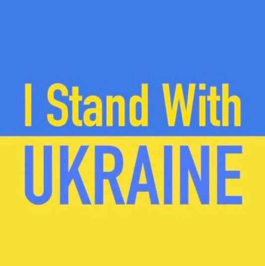 "I stand with Ukraine!" Support Ukraine.