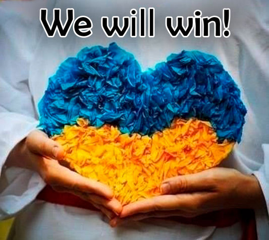 "We will win!" Support Ukraine.